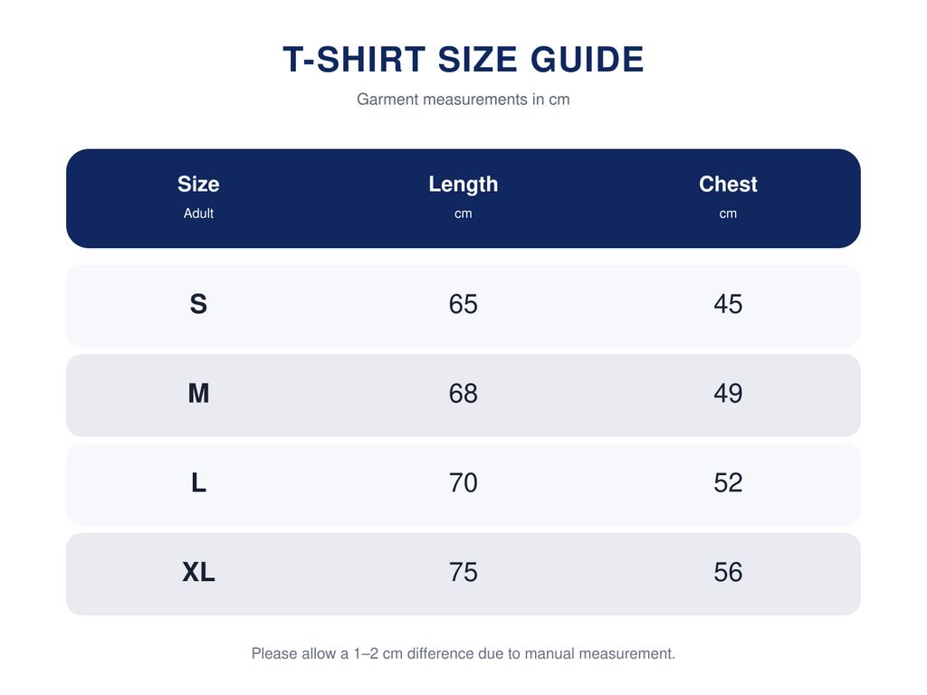 Short-sleeve cotton T-shirts （Adults）